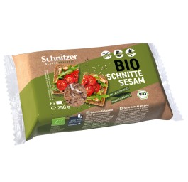 SCHNITZER Bio pain au sésame en tranches 250 g