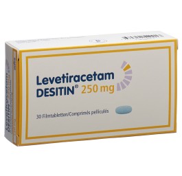LEVETIRACETAM DESITIN cpr pell 250 mg 30 pce