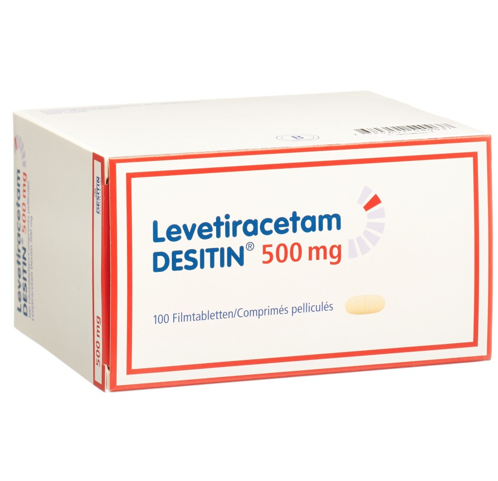 LEVETIRACETAM DESITIN cpr pell 500 mg 100 pce