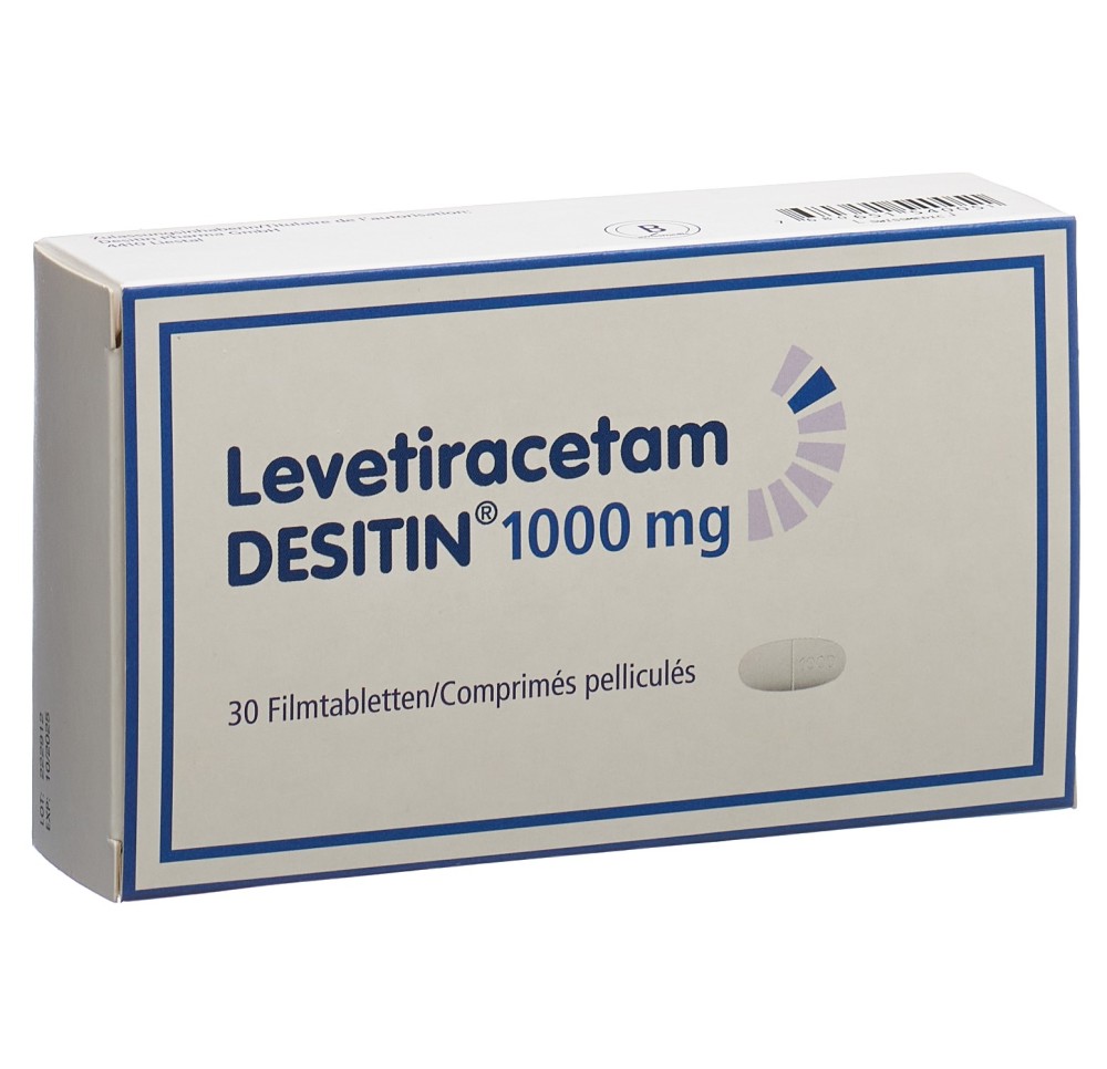 LEVETIRACETAM DESITIN cpr pell 1000 mg 30 pce