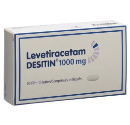 LEVETIRACETAM DESITIN cpr pell 1000 mg 30 pce