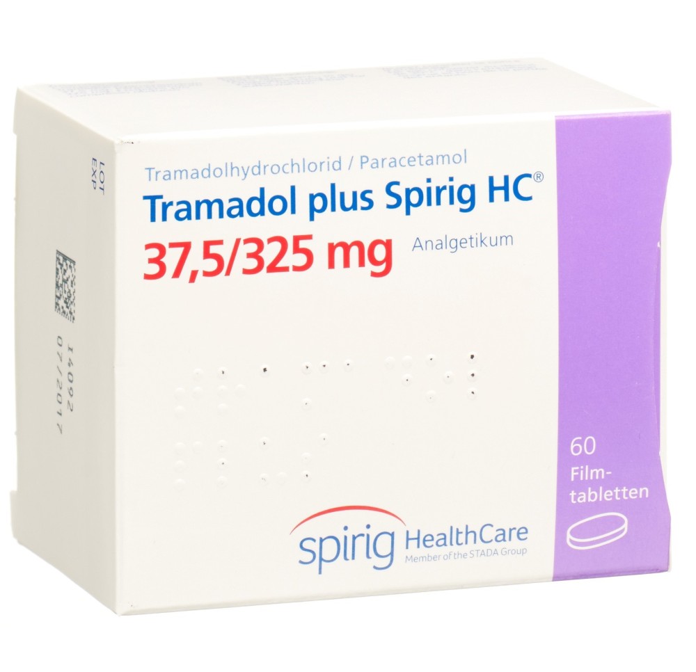 TRAMADOL PLUS Spirig HC 37.5/325mg 60 pce