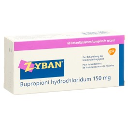 ZYBAN cpr ret 150 mg 60 pce