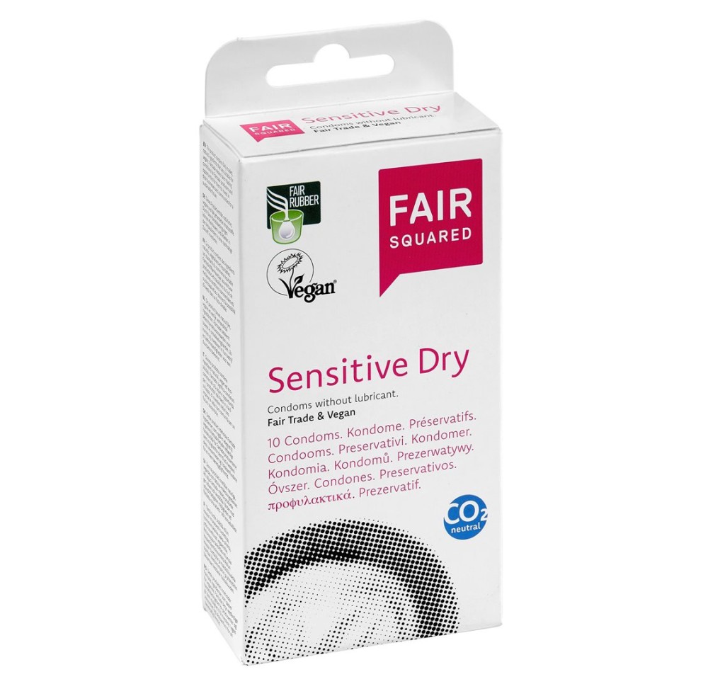 FAIRSQUARED préservatif Sensitive Dry veg 10 pce