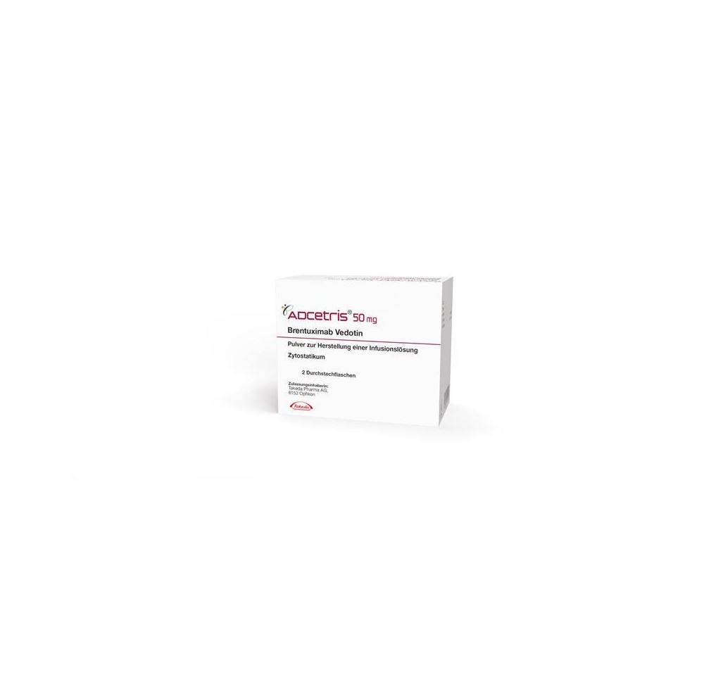 ADCETRIS subst sèche 50 mg flac 2 pce