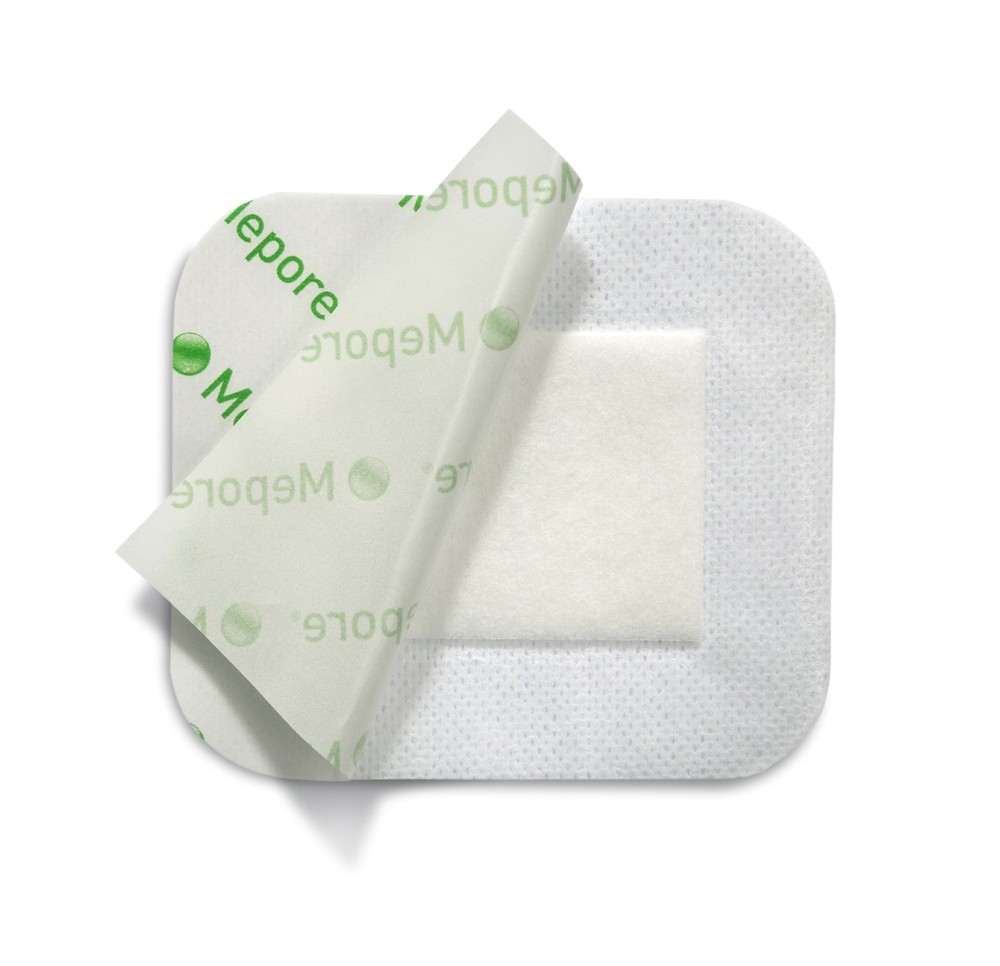 MEPORE pans vulnéraire 10x9cm coussin 6x5cm 50 pce