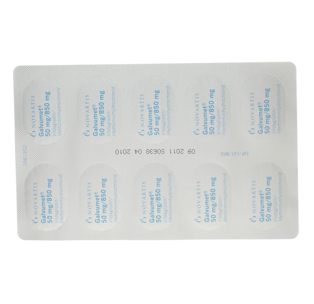 GALVUMET cpr pell 50/850 mg 180 pce