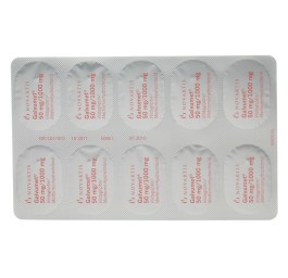 GALVUMET cpr pell 50/1000 mg 180 pce