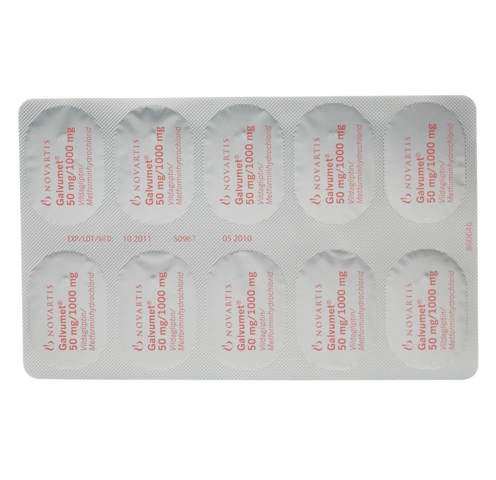 GALVUMET cpr pell 50/1000 mg 180 pce