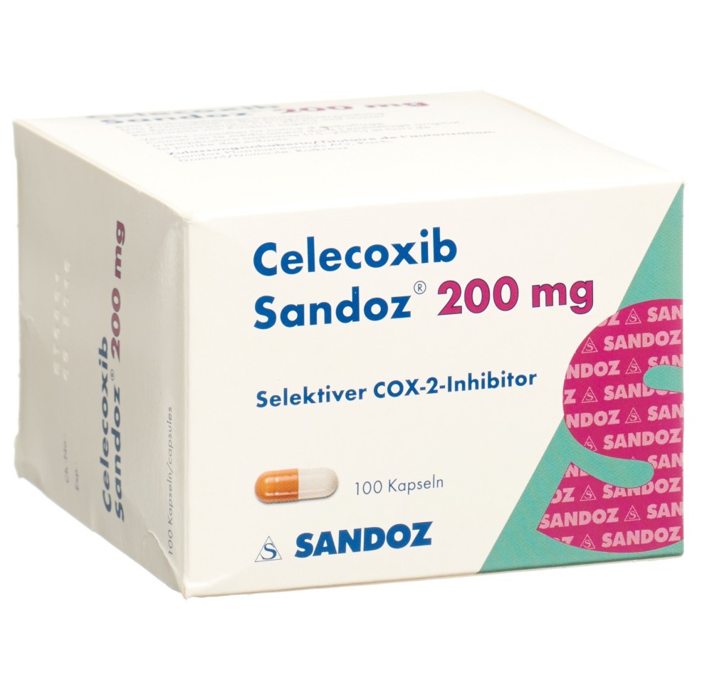 CELECOXIB Sandoz caps 200 mg 100 pce