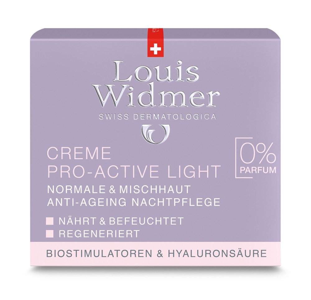 WIDMER crème pro active light s parf 50 ml