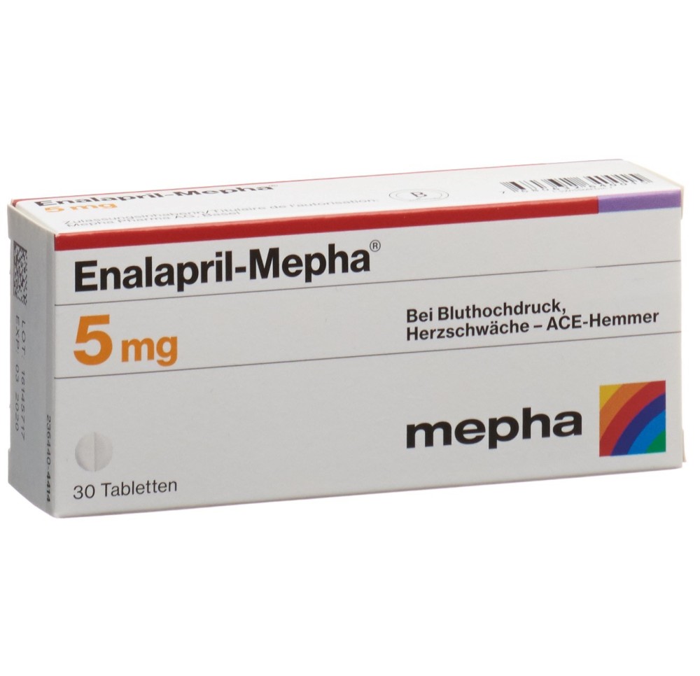 ENALAPRIL Mepha cpr 5 mg 30 pce