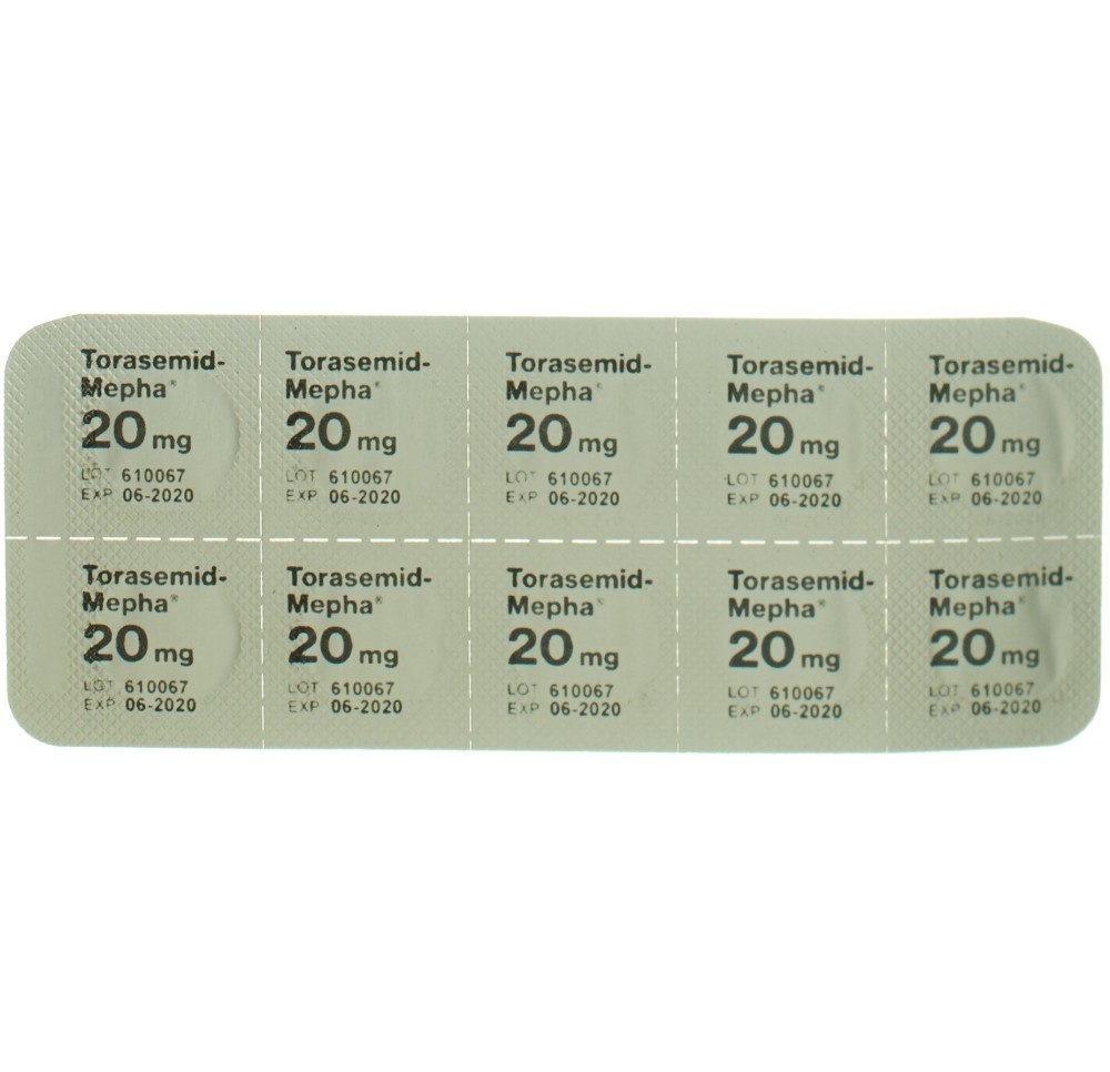 TORASEMID Mepha cpr 20 mg 100 pce