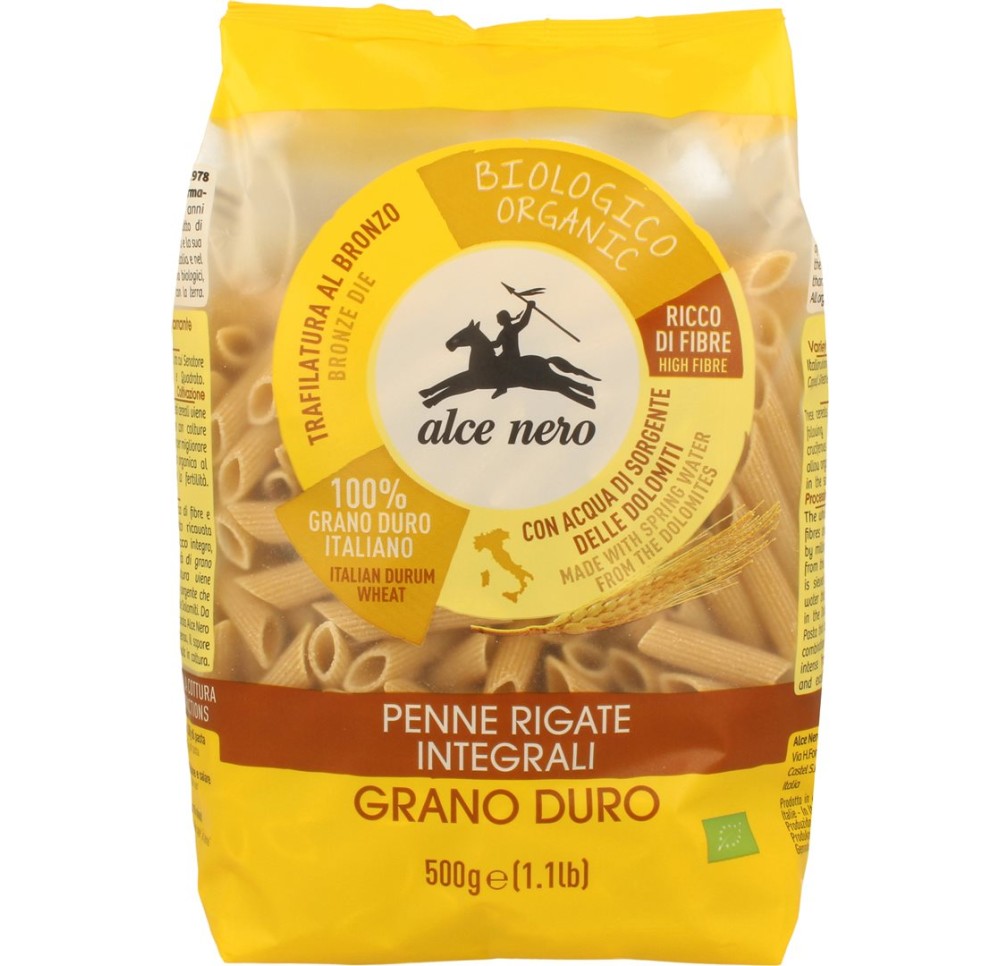 ALCE NERO penne complètes 500 g