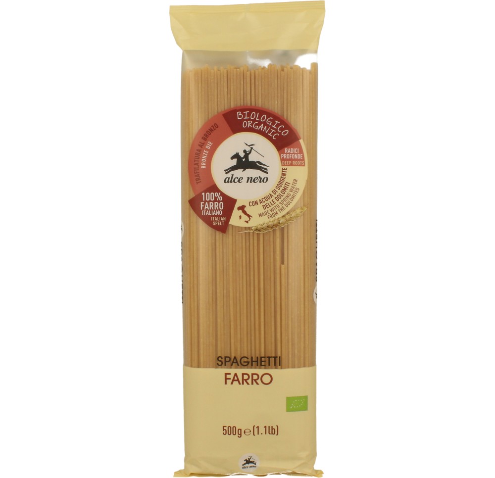 ALCE NERO spaghetti épeautre clair 500 g