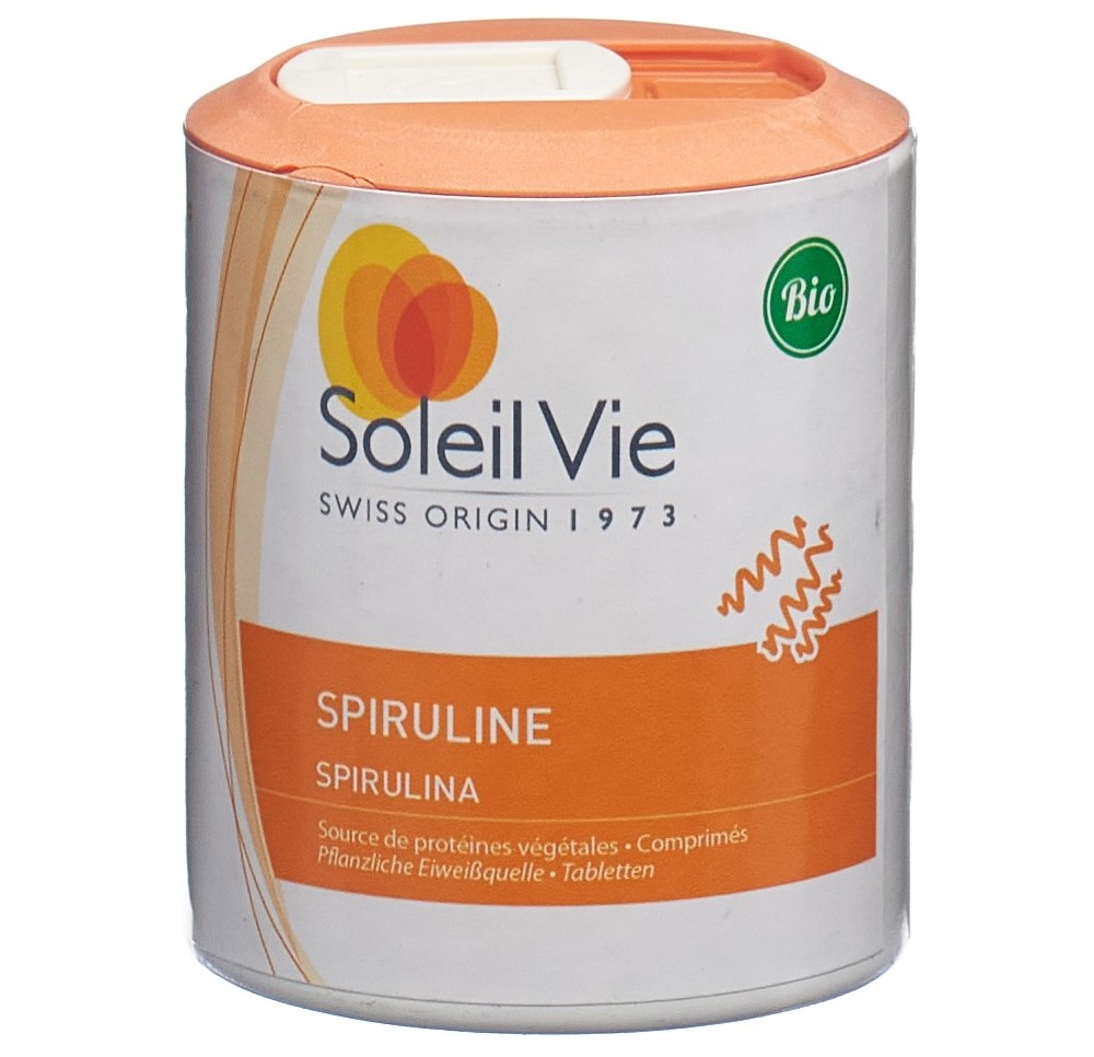 SOLEIL VIE spiruline cpr 500 mg bio 180 pce