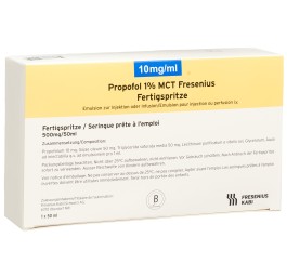 PROPOFOL 1% MCT Fresenius 500 mg/50ml ser pré