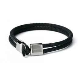 PHITEN Rakuwa bracelet X100 19cm carbone argenté