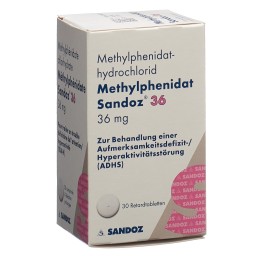 METHYLPHENIDATE Sandoz cpr ret 36 mg bte 30 pce