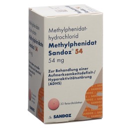 METHYLPHENIDATE Sandoz cpr ret 54 mg bte 30 pce