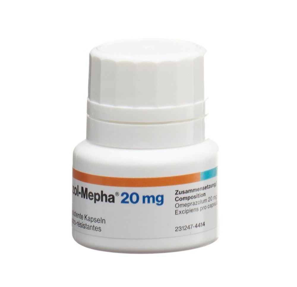 OMEPRAZOL Mepha caps 20 mg bte 14 pce