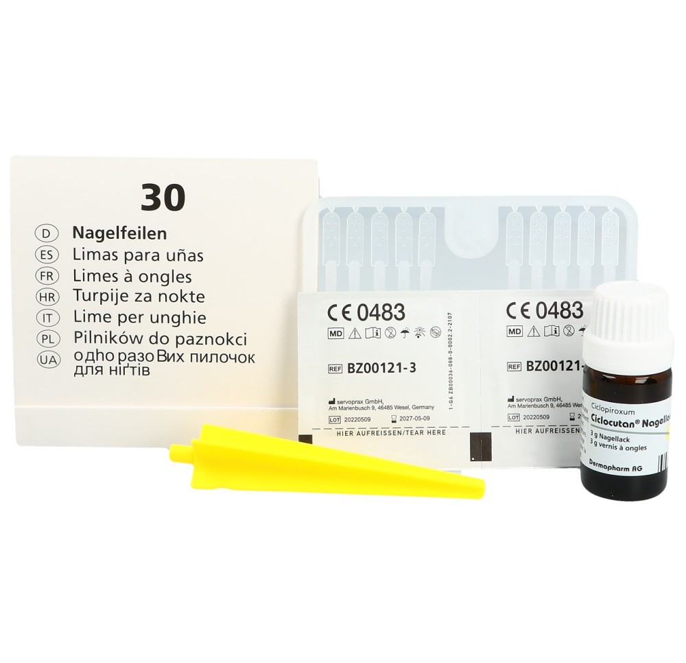 CICLOCUTAN vernis à ongles sol 80 mg/g 3 g