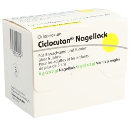 CICLOCUTAN vernis à ongles sol 80 mg/g 2 x 3 g