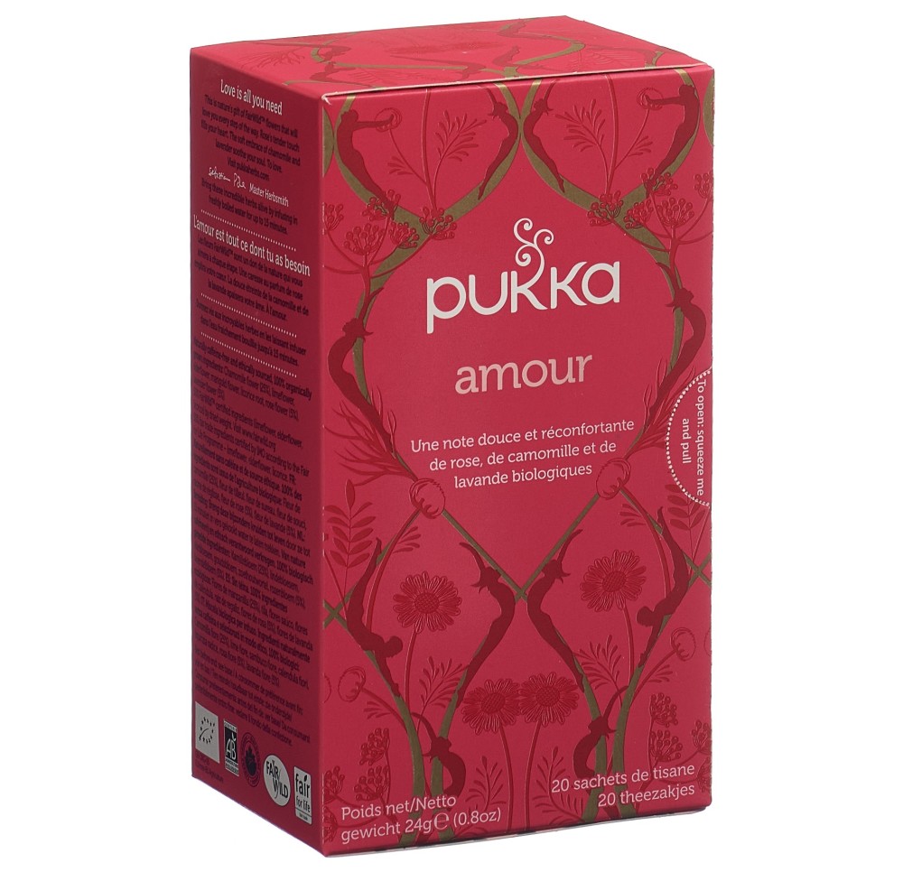 PUKKA Amour thé bio sach 20 pce