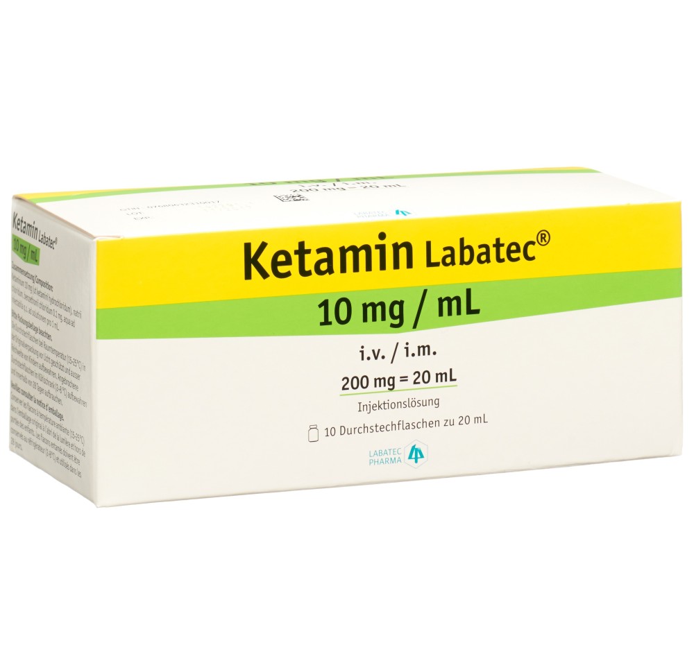 KETAMIN Labatec 200 mg/20ml 10 flac 20 ml