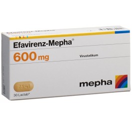 EFAVIRENZ Mepha Lactab 600 mg 30 pce