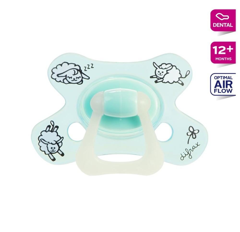 DIFRAX sucette dental 12+M nuit silicone