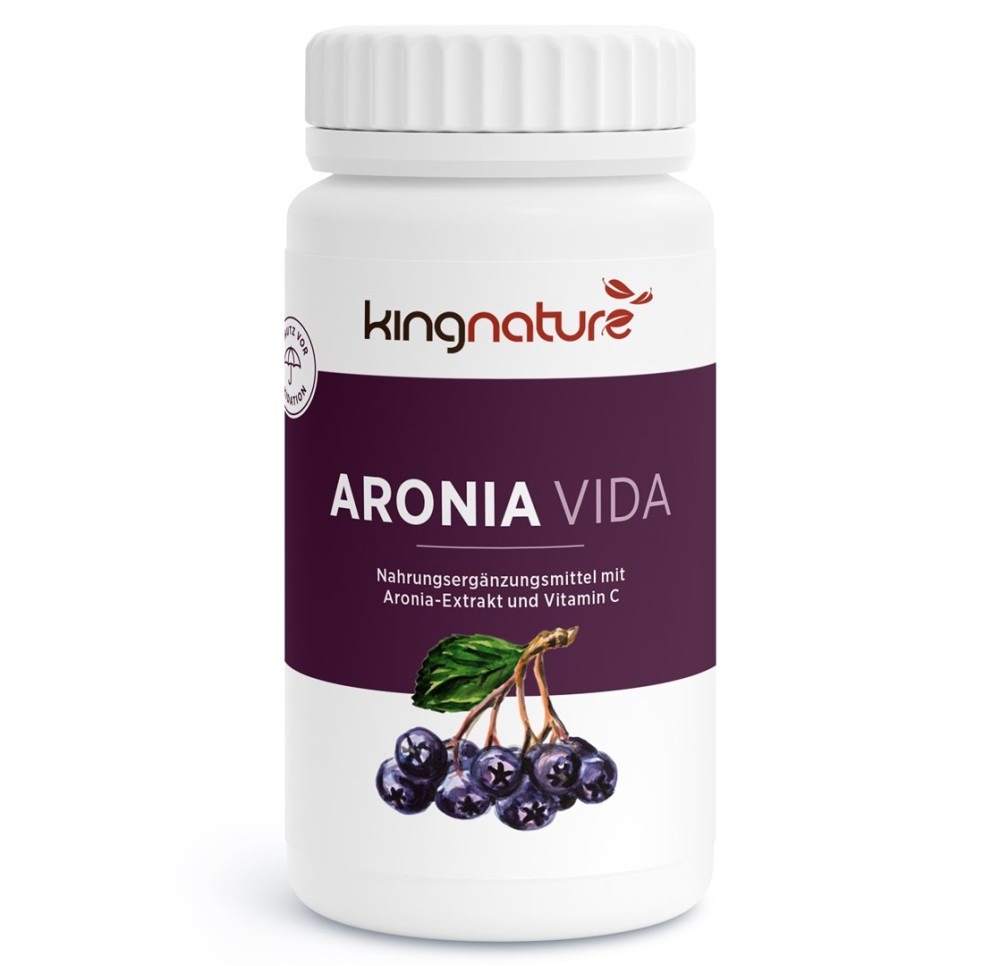 KINGNATURE Aronia Vida extrait caps 500 mg 100 pce
