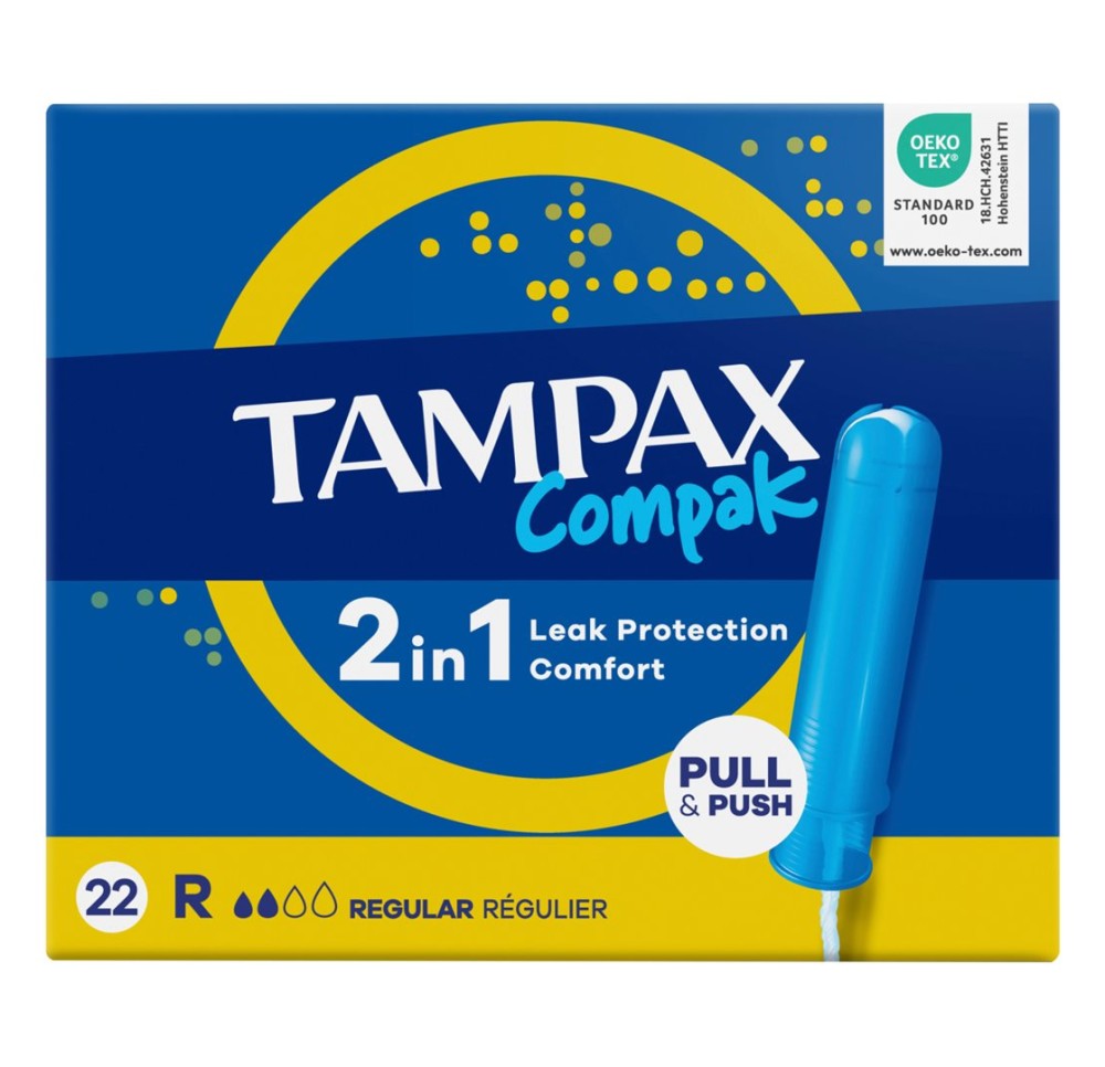 TAMPAX tampons Compak Regular 22 pce