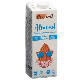 ECOMIL boisson amandes sans sucre av calcium 1 lt