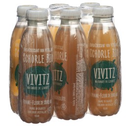 VIVITZ Bio Schorle pomme sureau 6 x 0.5 lt