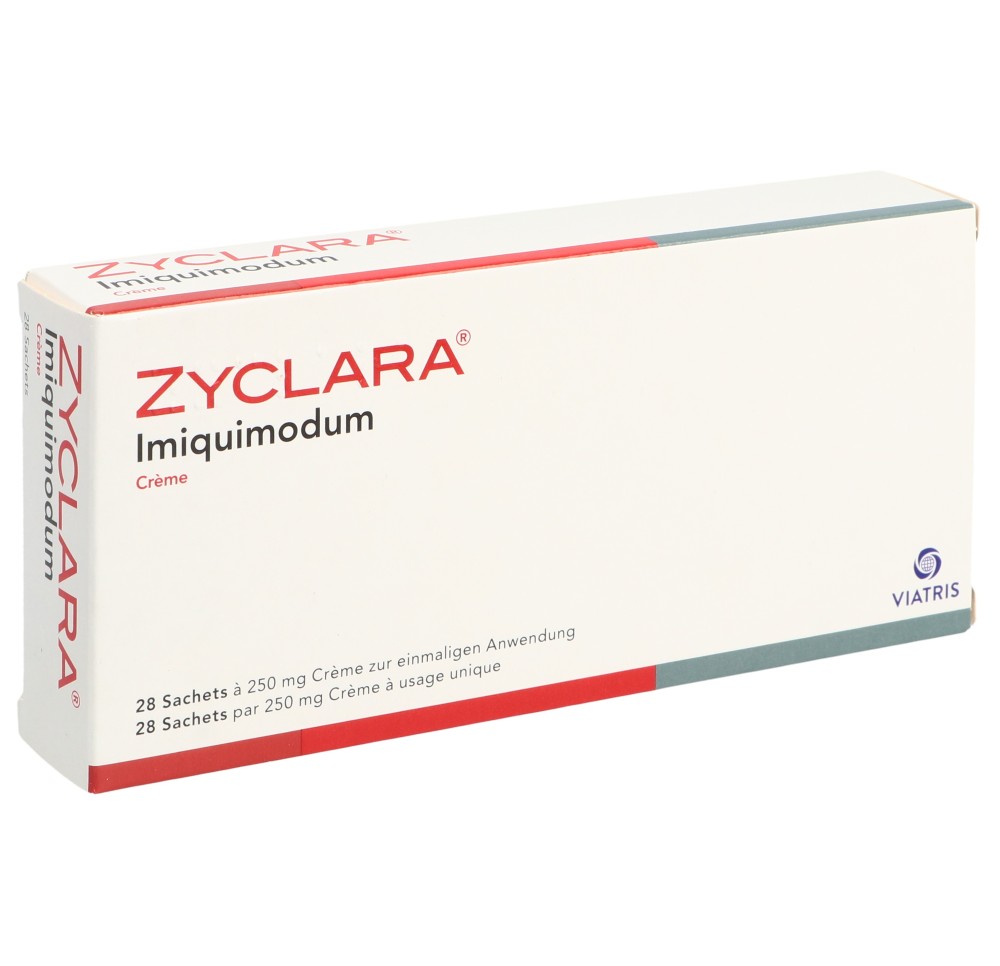 ZYCLARA crème 37.5 mg/g sach 28 pce