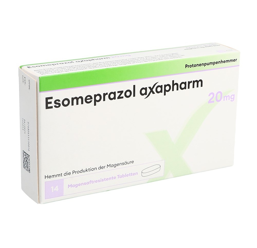 ESOMEPRAZOLE Axapharm cpr pell 20 mg 14 pce
