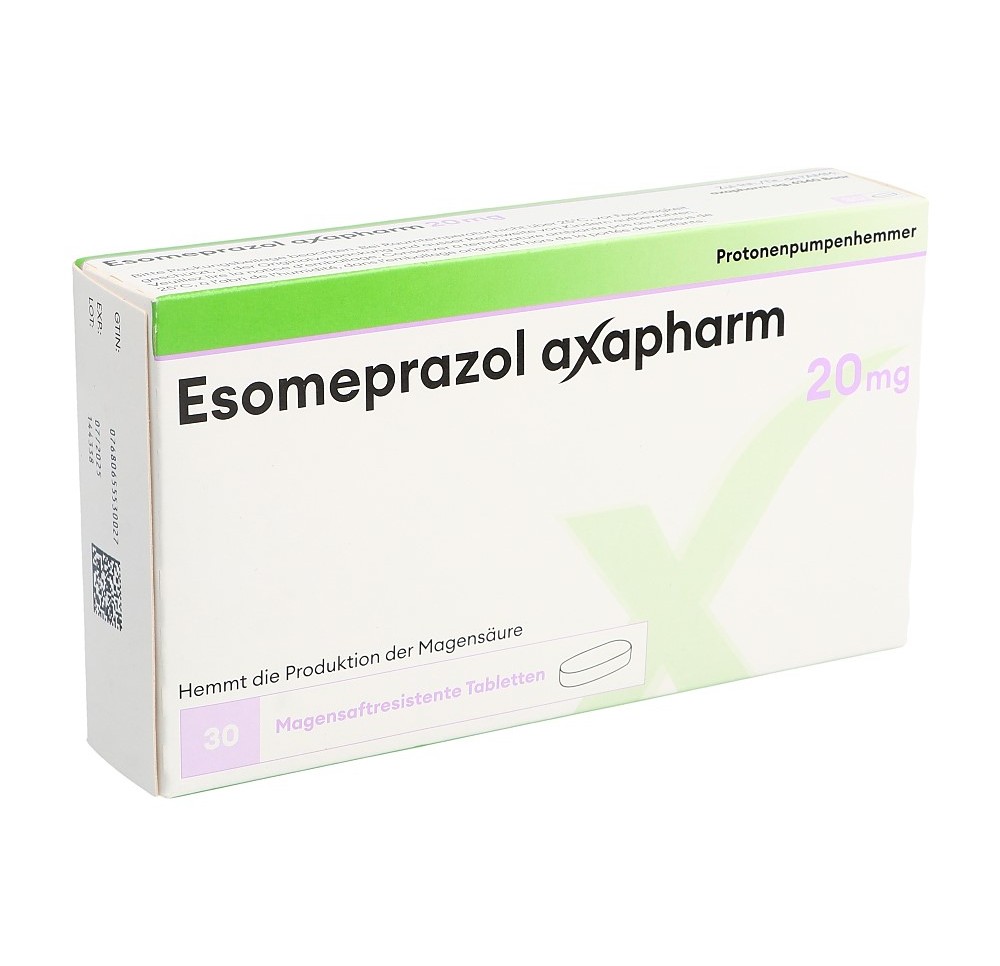 ESOMEPRAZOLE Axapharm cpr pell 20 mg 30 pce