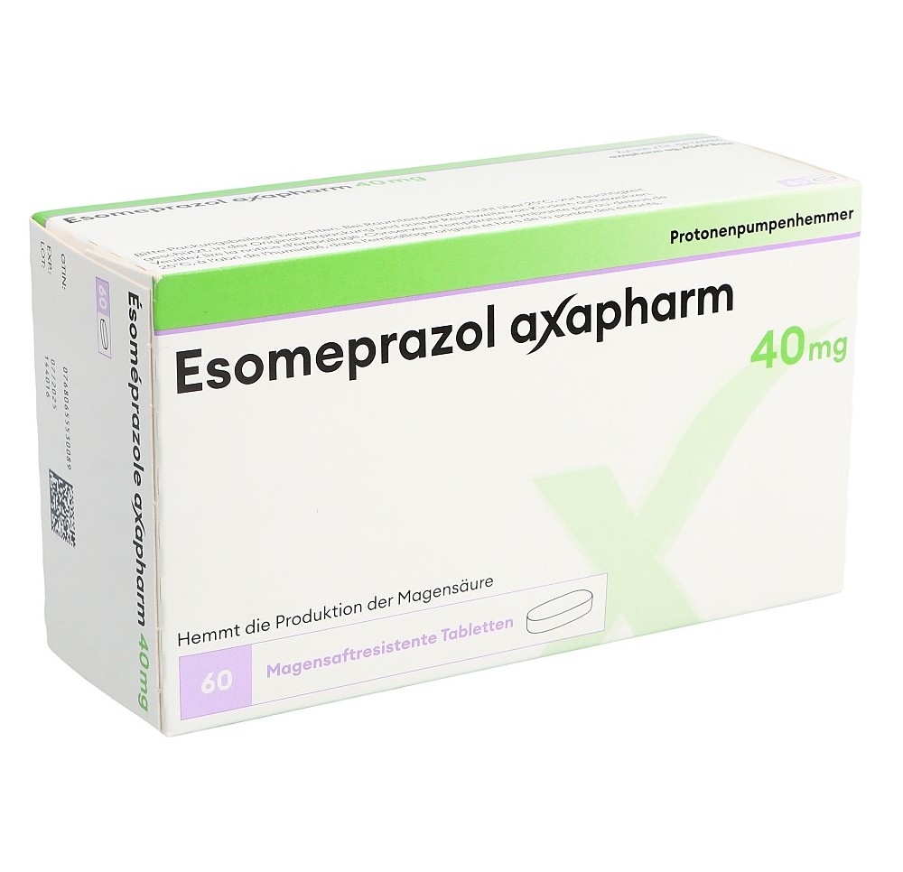 ESOMEPRAZOLE Axapharm cpr pell 40 mg 60 pce