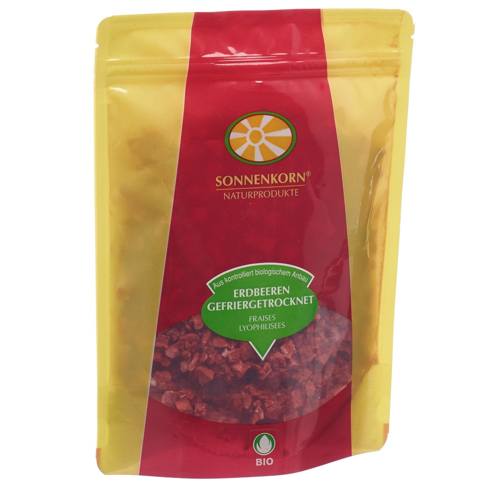 SONNENKORN fraises lyophilisées bourgeon bio 40 g