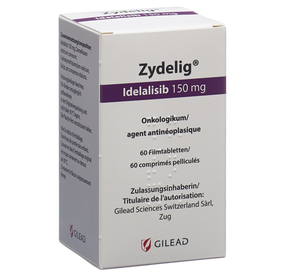 ZYDELIG cpr pell 150 mg bte 60 pce