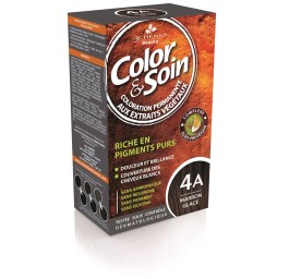 COLOR & SOIN coloration 4A marron glacé 135 ml