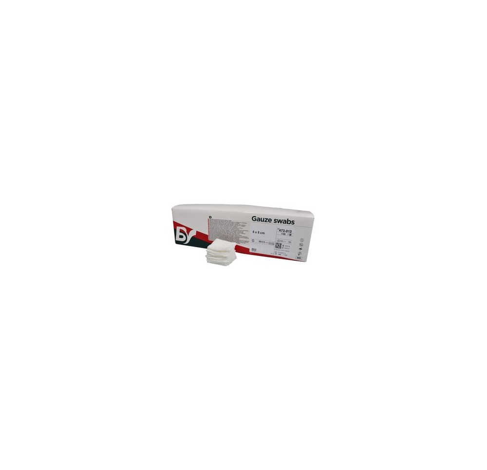 BASTOS compress gaze 5x5cm st 90 x 2 pce