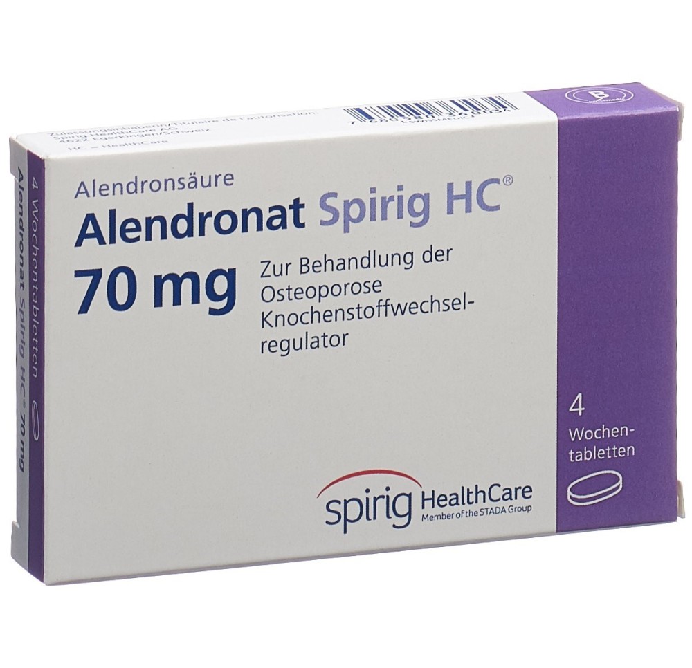 ALENDRONATE Spirig HC cpr 70 mg 4 pce