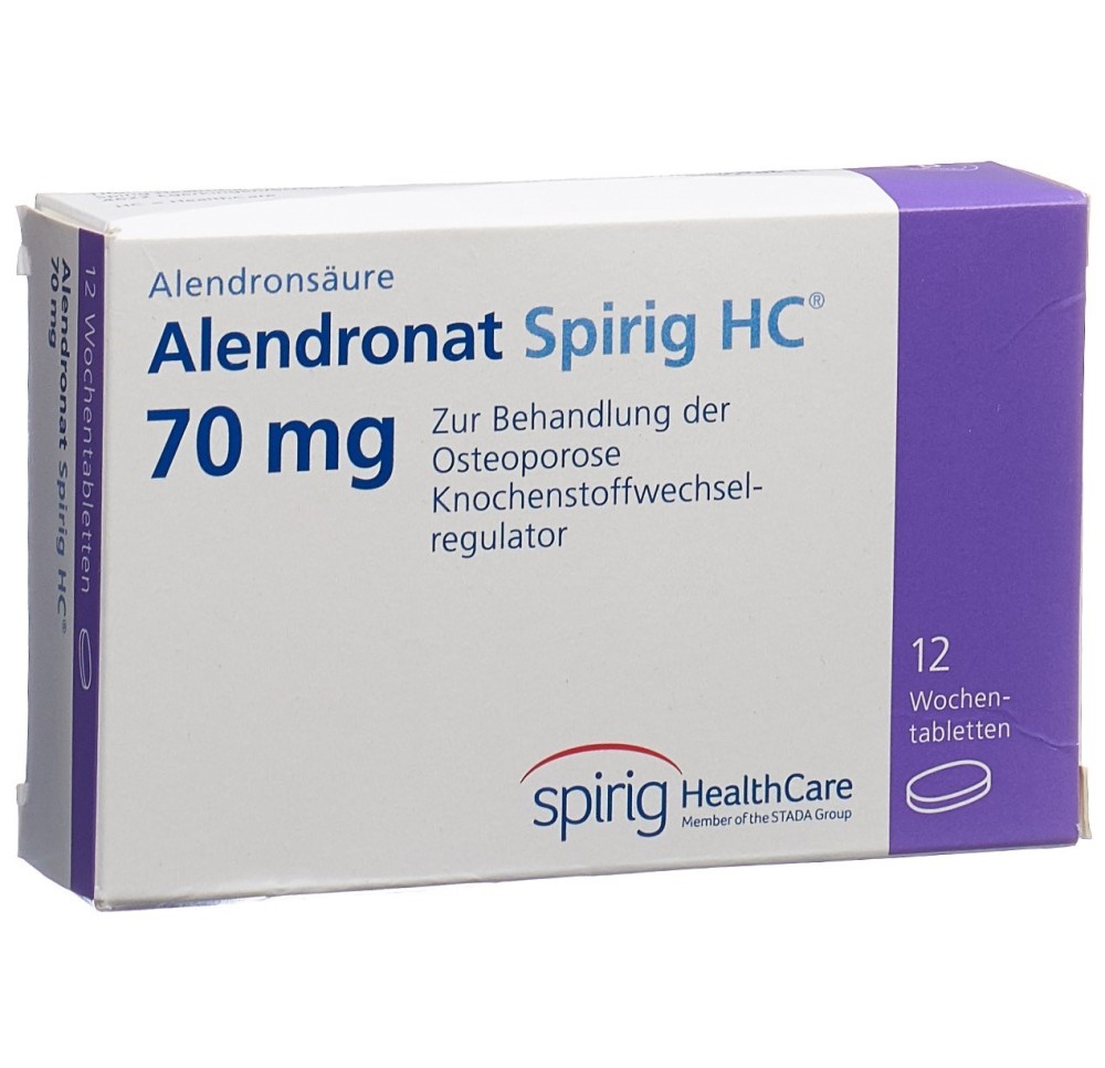 ALENDRONATE Spirig HC cpr 70 mg 12 pce