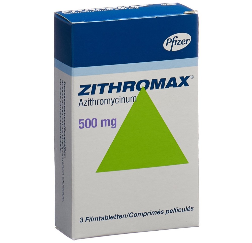 ZITHROMAX cpr pell 500 mg 3 pce