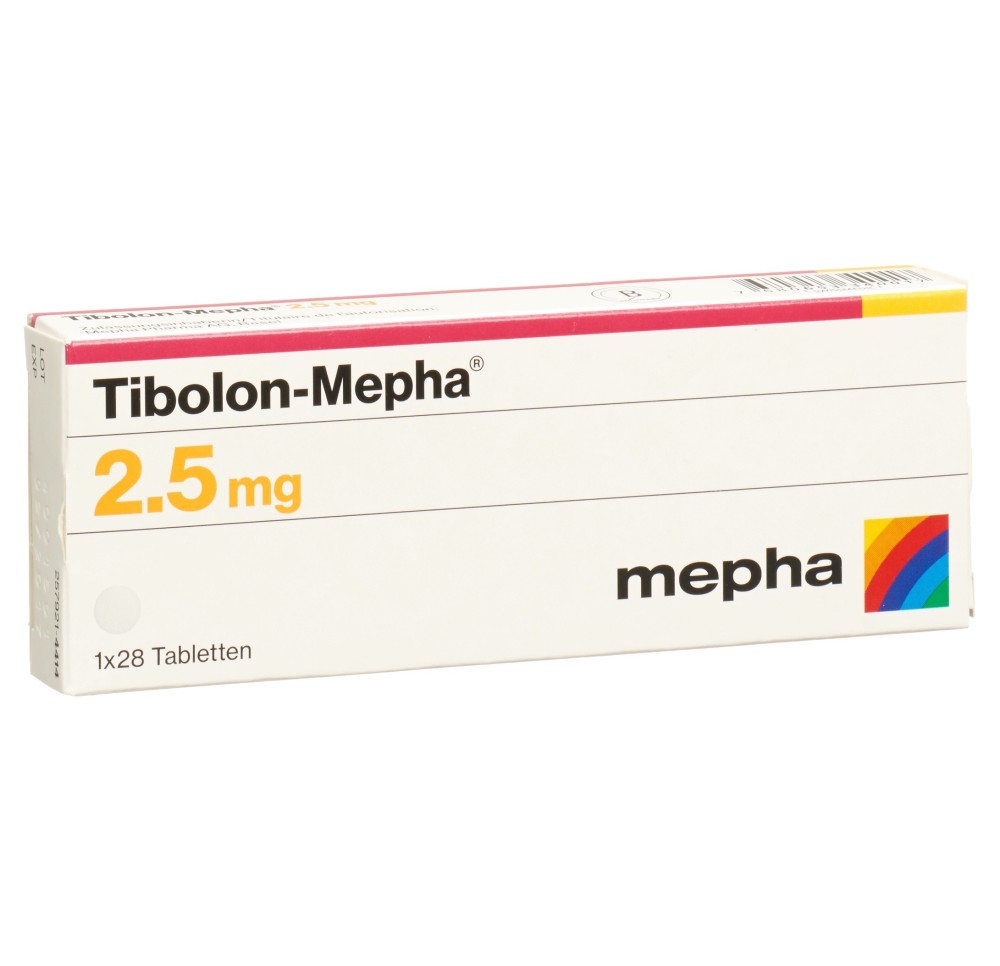 TIBOLON Mepha cpr 2.5 mg 28 pce