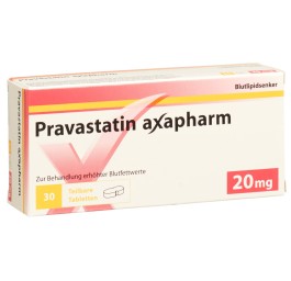 PRAVASTATINE axapharm cpr 20 mg (sécables) 30 pce