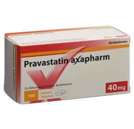 PRAVASTATINE axapharm cpr 40 mg (sécables) 100 pce