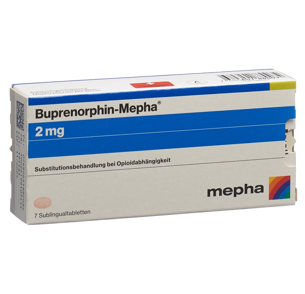 BUPRENORPHIN Mepha cpr subling 2 mg 7 pce